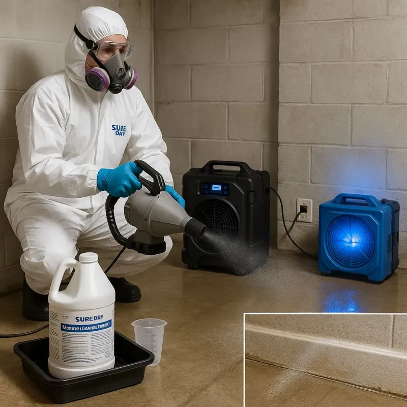 Sanitization and Odor Removal process in Hobe Sound, FL